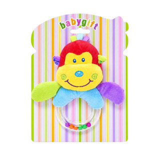 Погремушка мягкая Bambi C20561 Животные