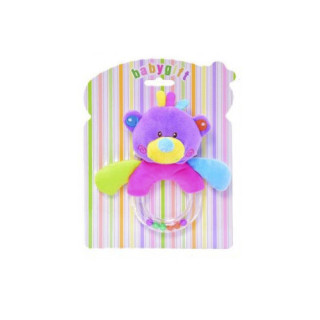 Погремушка мягкая  Bambi C20561 Животные