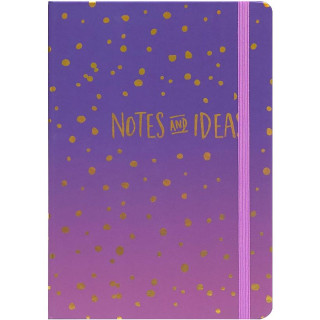 Блокнот на резинке 3783-17L 20,5*14 см 80л. твердый переплет, клетка                                  