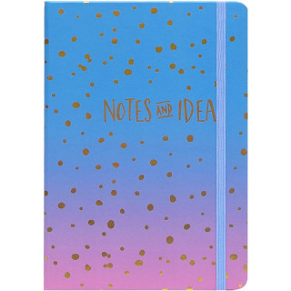 Блокнот на резинке 3783-17L 20,5*14 см 80л. твердый переплет, клетка                                  