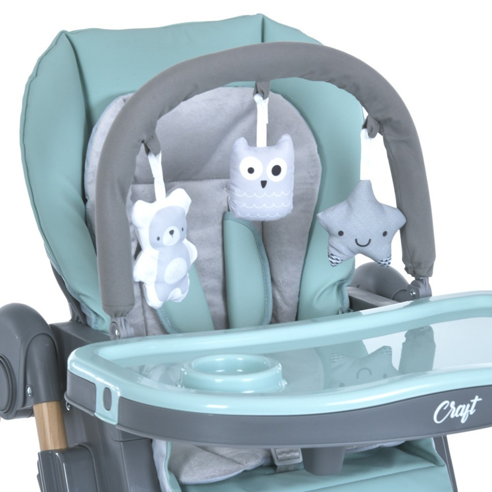 Стільчик для годування CRAFT ME 1115-W Mint, до 15 кг - гурт(опт), дропшиппінг 