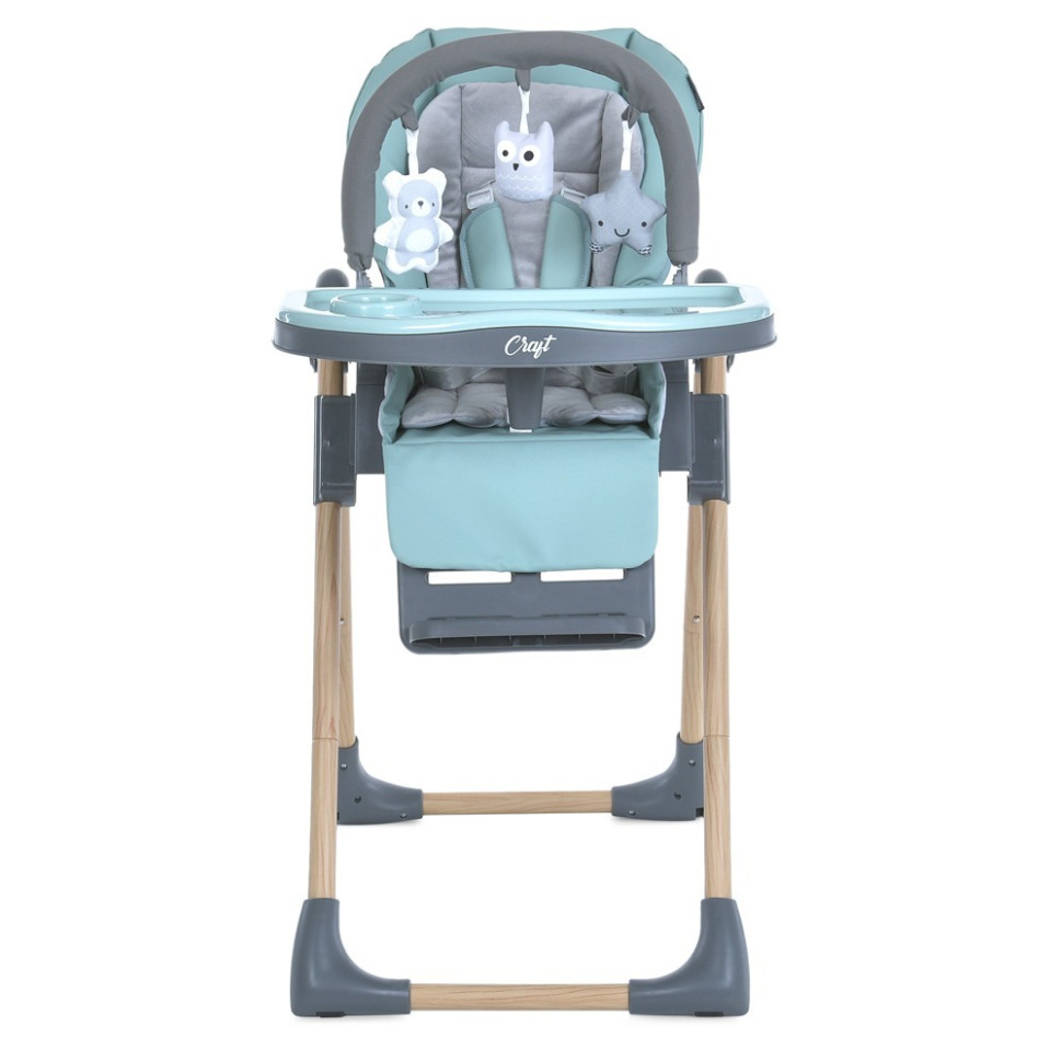 Стільчик для годування CRAFT ME 1115-W Mint, до 15 кг - гурт(опт), дропшиппінг 