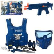 Детский игровой набор Полицейского P013 с автоматом и бронежилетом 