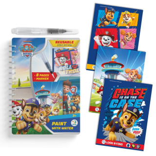 Детские водные раскраски "Paw Patrol" 200656 маркер 8 страниц