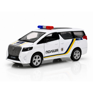 Детская автомобильная модель Toyota Alphard "Полиция" TechnoDrive KM260417P, масштаб 1:40