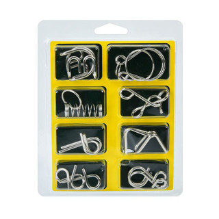 Набор металлических головоломок "Metal Puzzle" 808A-C-B(Yellow) 8 штук в наборе