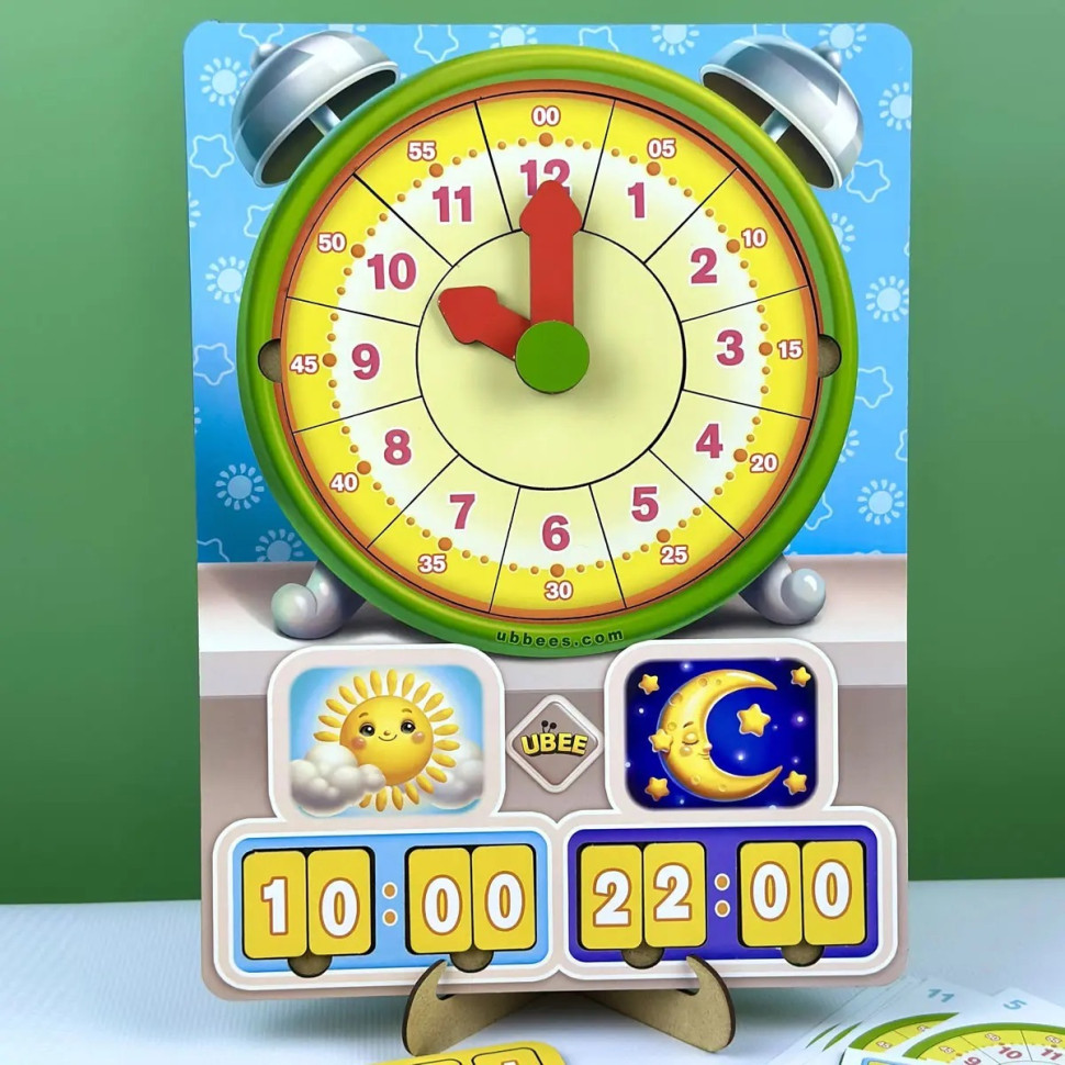 Развивающая игра Часы - Учим время (ПСД279) PSD279 опт, дропшиппинг