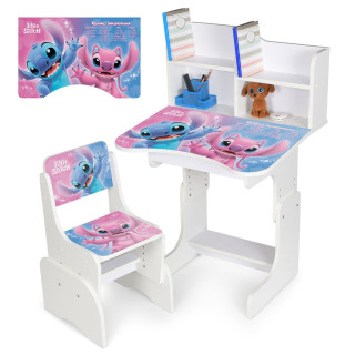Детская парта "Lilo and Stitch" N 2071-23-1, дерево, со стульчиком