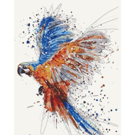 Картина по номерам без подрамника "Попугай в полете" Art Craft 11513-ACNF 40х50 см