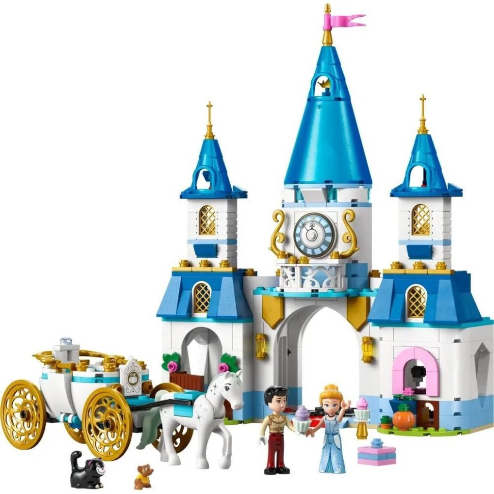 Конструктор Замок Золушки и карета LEGO 43275, 596 деталей опт, дропшиппинг