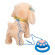 Мягкая интерактивная собачка CHUANG LI CL1734-46 на поводке опт, дропшиппинг