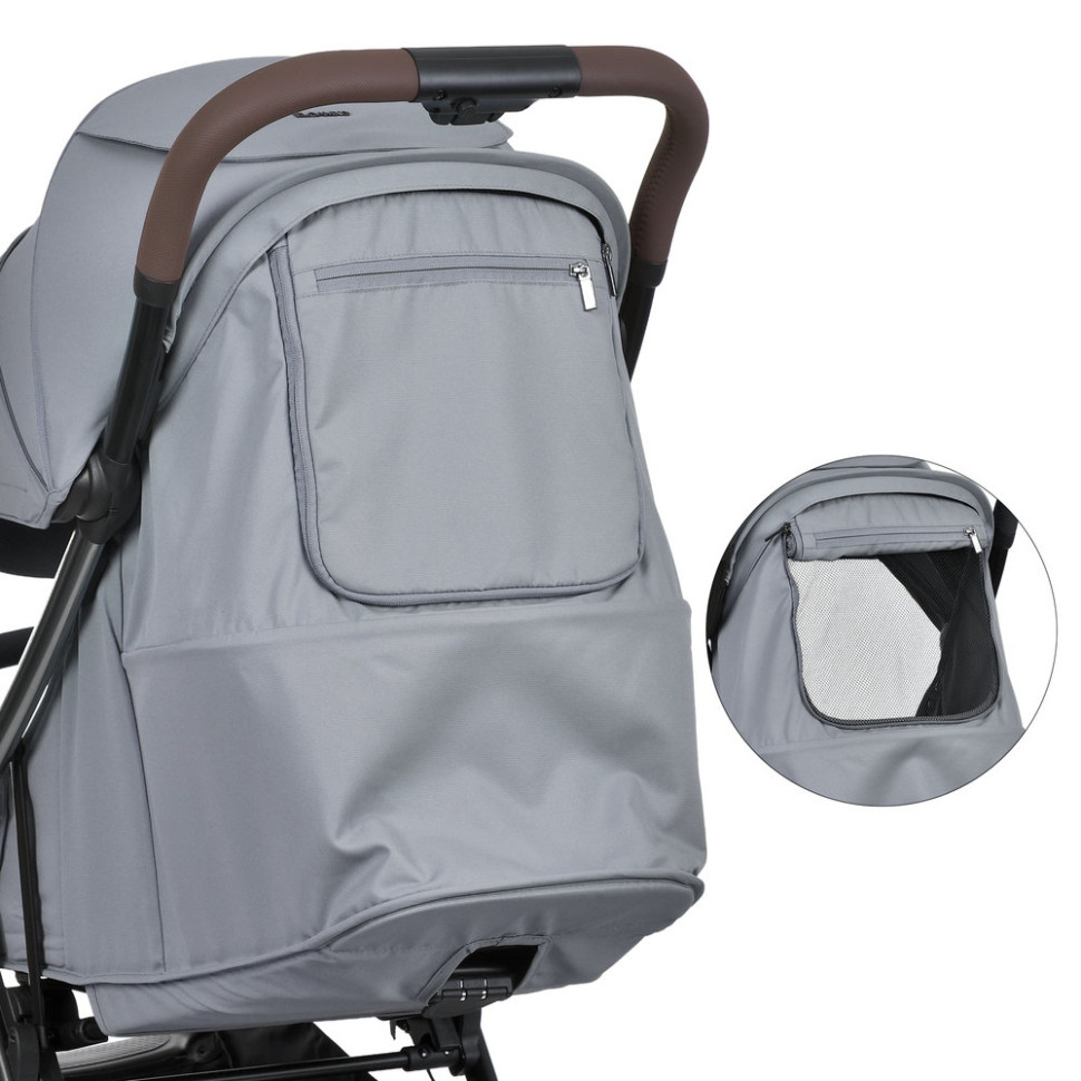Детская прогулочная коляска AMBER ME 1227 Owl Gray опт, дропшиппинг