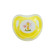 Пустушка силіконова кругла MGZ-0516(Yellow) з ковпачком - гурт(опт), дропшиппінг 
