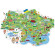 300267 Пазл «Карта Украины» 100 элементов опт, дропшиппинг