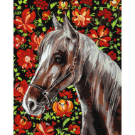 Картина по номерам "Верный конь" ©Светлана Теренчук KHO6501 Идейка 40х50 см