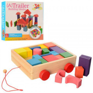 Детская развивающая игрушка-конструктор Городок MD 2346 деревянная 