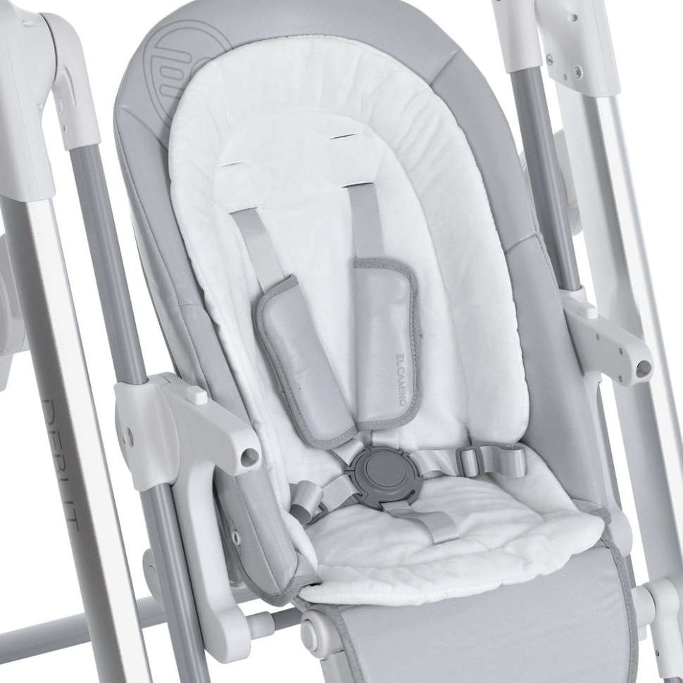 Стульчик для кормления DEBUT ME 1102 Gentle Gray, до 15 кг опт, дропшиппинг