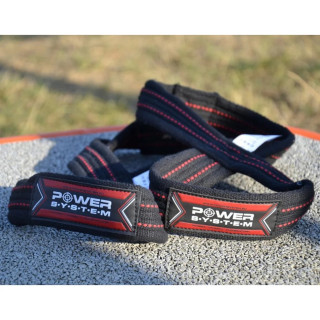 Лямки для тяги "Figure 8" Power System 3405RD-5 Black/Red, L/XL