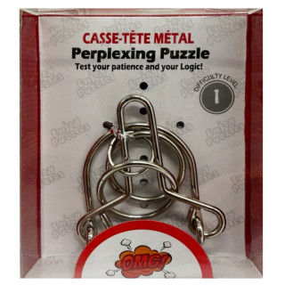 Металлическая головоломка "Perplexing puzzle" 5562D-25, 1 сложность