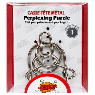 Металлическая головоломка "Perplexing puzzle" 5562D-25, 1 сложность