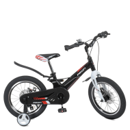 Велосипед дитячий PROF1 LMG16235-1 16 дюймів, чорний