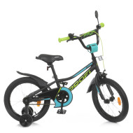 Велосипед детский PROF1 Y16224-1 16 дюймов, черный