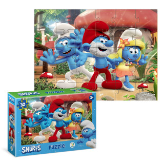 Детский пазл "The Smurfs: Привет всем!" 200662, 30 элементов