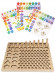 Деревянная игрушка 4 в1 WD2703 мозаика, пирамидки, рыбалка, цифры опт, дропшиппинг