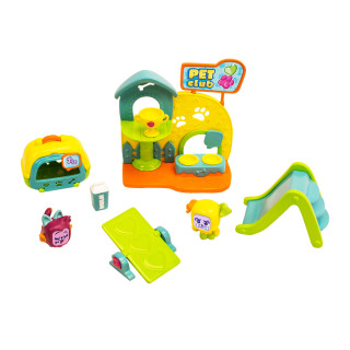 Игровой набор Питомцы на прогулке Moji Pops PMPSB216IN10, 2 фигурки, аксессуары