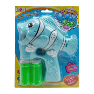 Детский генератор мыльных пузырей "Рыба-клоун" S680-8(Blue) со светом и музыкой