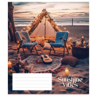 Тетрадь общая "Sunshine vibes" 036-3319L-3 в линию, 36 листов