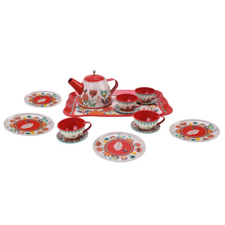 Детский набор посуды Tea set 620-C5 металл, 14 предметов