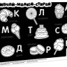 Килимок вивчай-малюй-стирай 