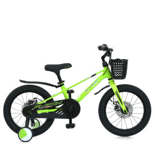 Велосипед детский Flash MB 1683 NEON GREEN, колеса 16 дюймов