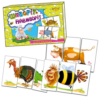 Настольная игра "Наизнанку" МКЗ0816, игровые карточки, 30 шт
