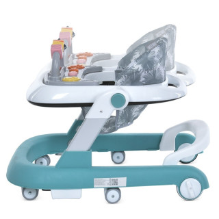 Ходунки детские MULTIWAY ME 1163 Mint, с погремушкой