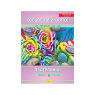 Набор цветного картона "Пастельный" АП-1110, 8 цветов
