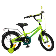 Велосипед детский PROF1 Y16225 16 дюймов, салатовый