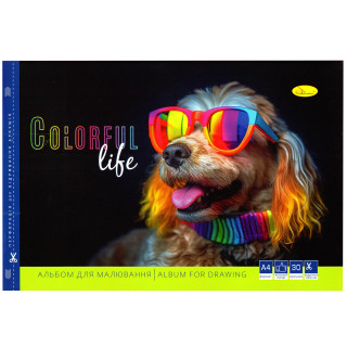 Альбом для рисования "Colorful life" АП-0304-11, 30 листов