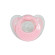 Дитяча силіконова пустушка MGZ-0517(Pink) кругла - гурт(опт), дропшиппінг 