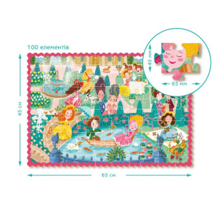 Пазл DoDo Принцеси на прогулянці 300404 (100 ел.)