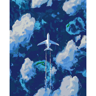Картина по номерам "Над облаками" Brushme BS51534 40x50 см