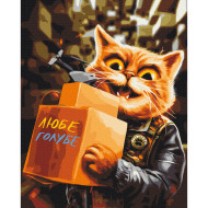 Картина по номерам "Котик волонтер" © Марианна Пащук Brushme BS53948 40x50 см