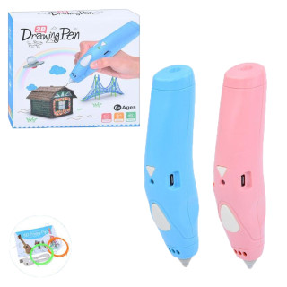 3D ручка K9920, 15,5см, тип филомента-PCL, на аккумуляторе, USB-шнур