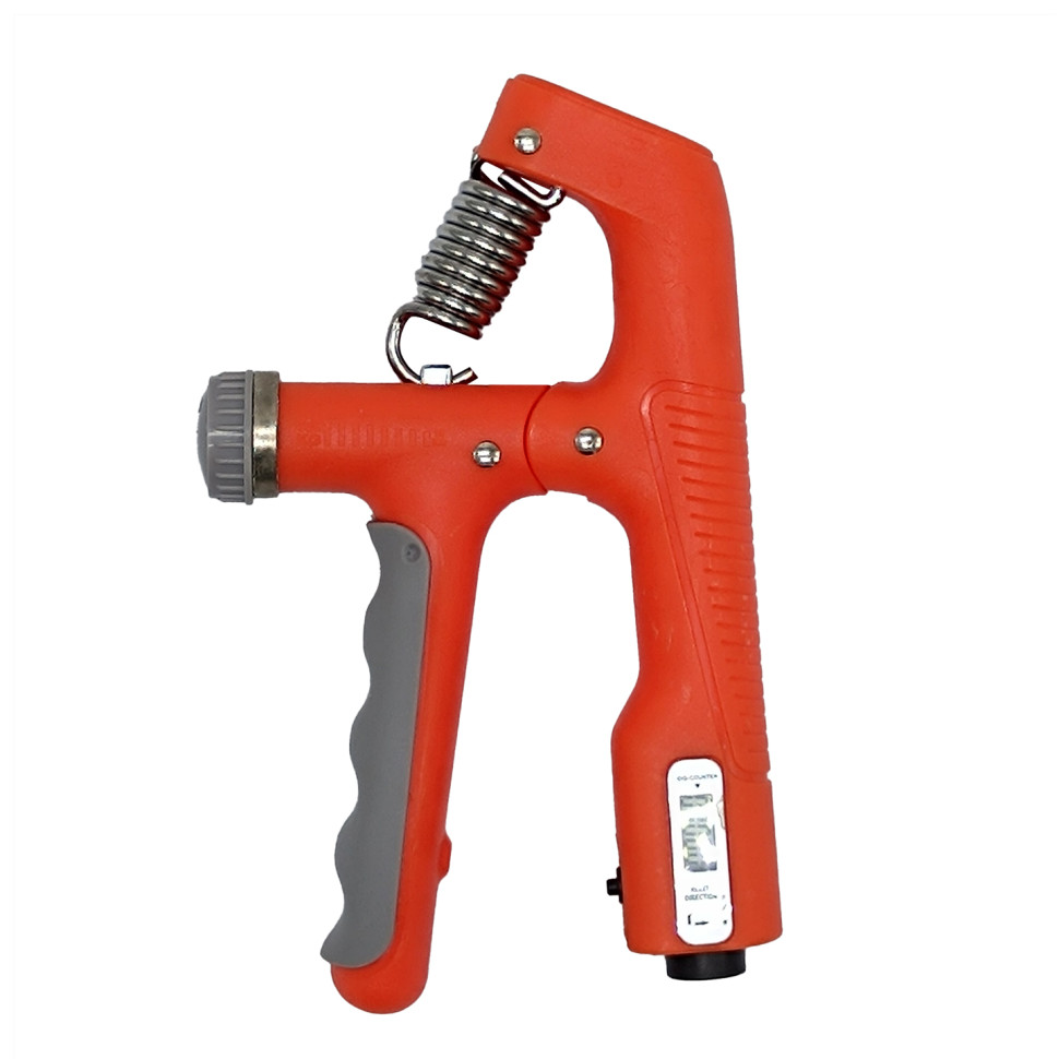 Эспандер кистевой с регулируемой нагрузкой и счетчиком MS 4219(Orange) 10-100 кг опт, дропшиппинг