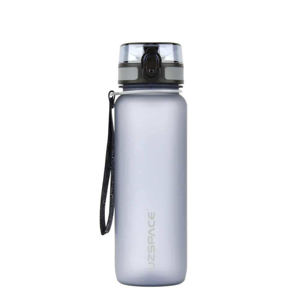Бутылка для воды UZSPACE 3053(Grey) 800 мл, серая опт, дропшиппинг