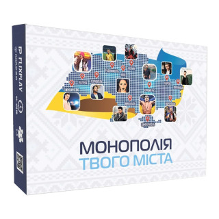 УЦЕНКА!!! Настольная игра "Монополия твоего города" FlixPlay PLR-0031-UC стикеры филиалов