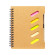 Блокнот С6 на спіралі JX011 з набором стікерів та ручкою - гурт(опт), дропшиппінг 