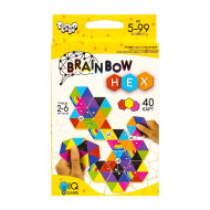 Развлекательная карточная игра "Brainbow HEX" G-BRH-01-01, 40 карт