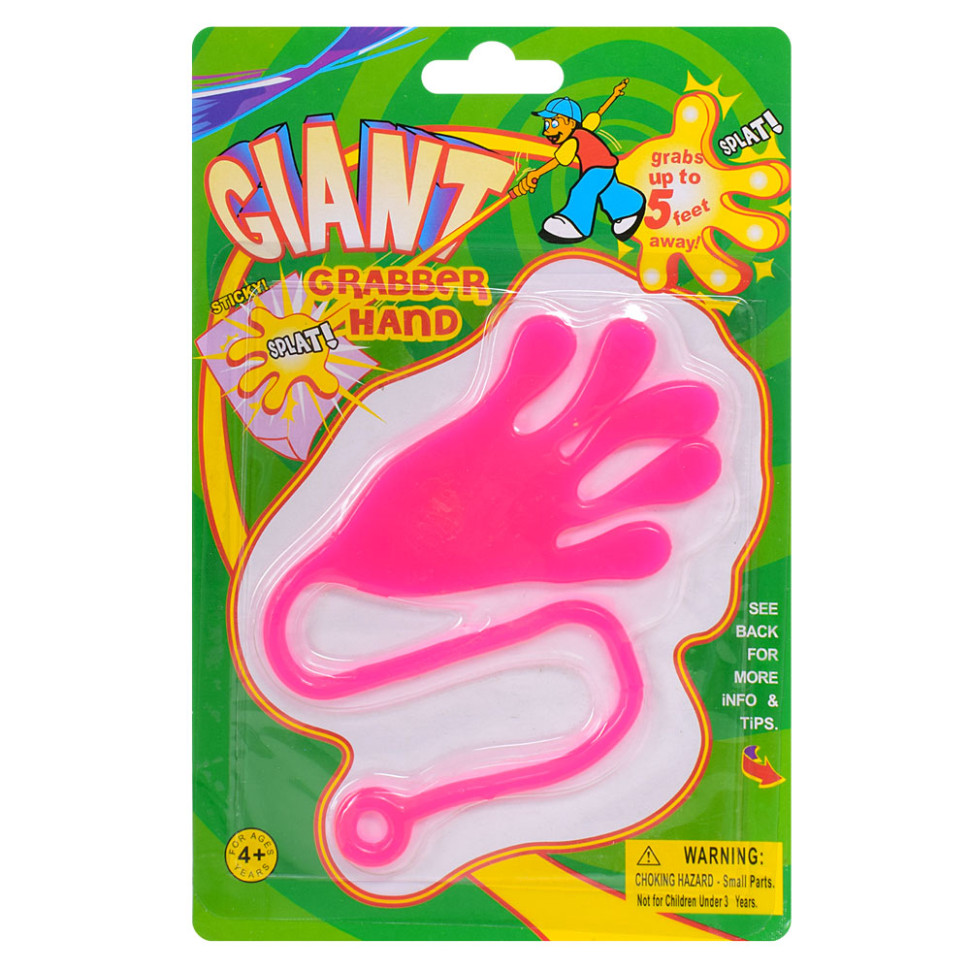 Дитяча іграшка-липучка у вигляді руки 1102-1578(Pink-1) тягнеться - гурт(опт), дропшиппінг